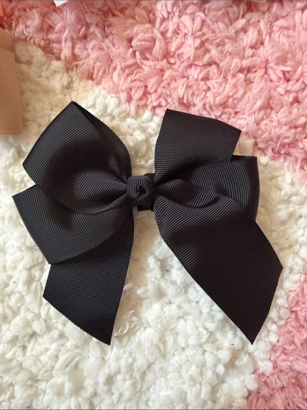 Girls Grosgrain Hair Bow Clip Set - Multi Color